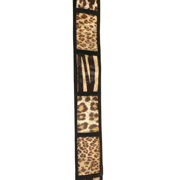 Vintage Cowhide Animal Print Belt main image 7